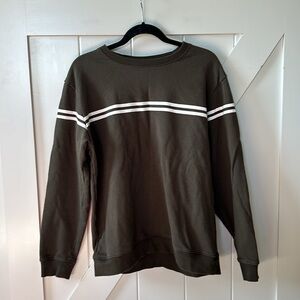 Zyia Men’s Active Wear. Teaneck Forest Green Crewneck Hoodie